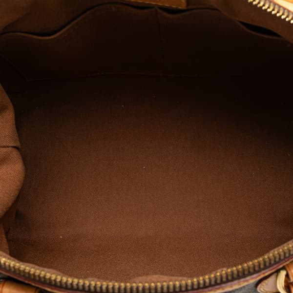 Pre-owned Louis Vuitton Monogram Tivoli PM Brown