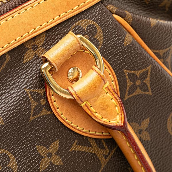 Pre-owned Louis Vuitton Monogram Tivoli PM Brown