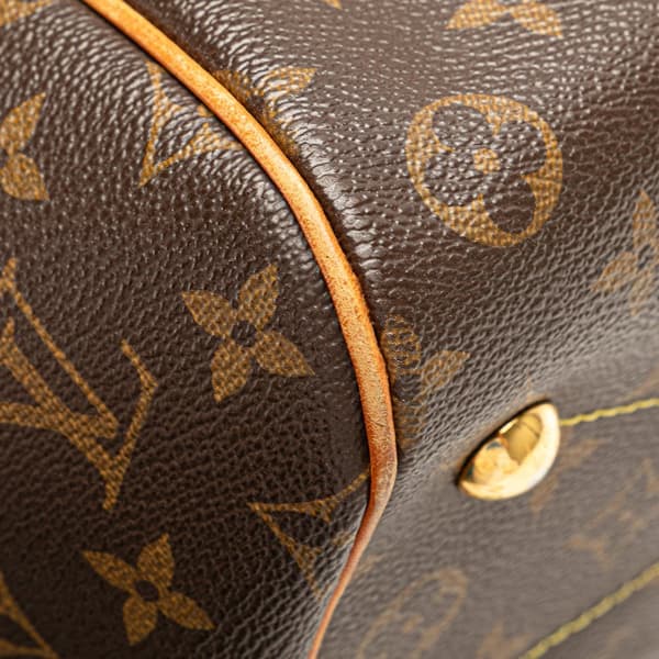 Pre-owned Louis Vuitton Monogram Tivoli PM Brown