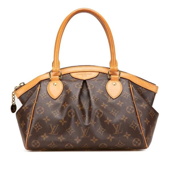 Pre-owned Louis Vuitton Monogram Tivoli PM Brown