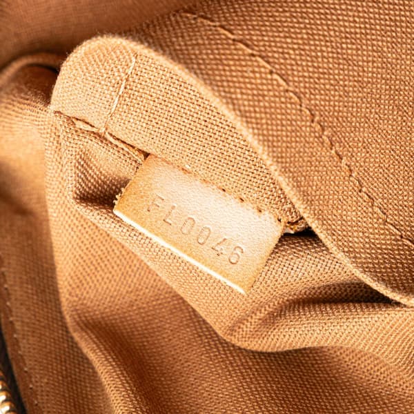 Pre-owned Louis Vuitton Monogram Lockit PM Brown