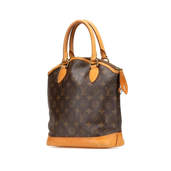 Pre-owned Louis Vuitton Monogram Lockit PM Brown