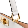 Pikkukuva 10 / 10: Pre-owned Fendi Medium Leather Peekaboo ISeeU Satchel White