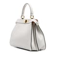 Pikkukuva 2 / 10: Pre-owned Fendi Medium Leather Peekaboo ISeeU Satchel White