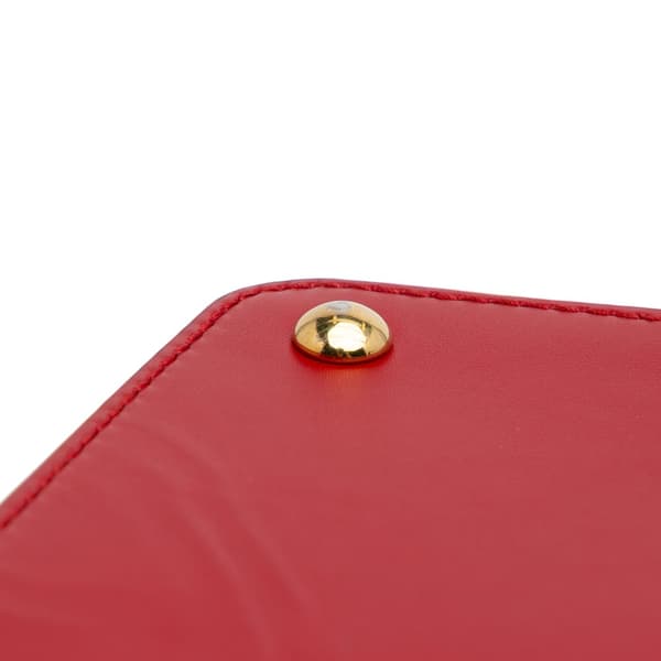 Pre-owned Gucci Small Guccissima Convertible Tote Red