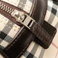 Miniatyrbilde 7 av 10: Pre-owned Burberry House Check Canvas Handbag Brown