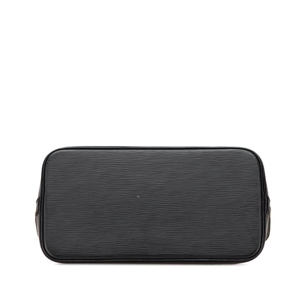 Pre-owned Louis Vuitton Epi Alma PM Black