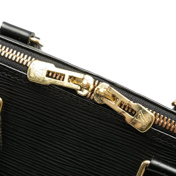 Pre-owned Louis Vuitton Epi Alma PM Black