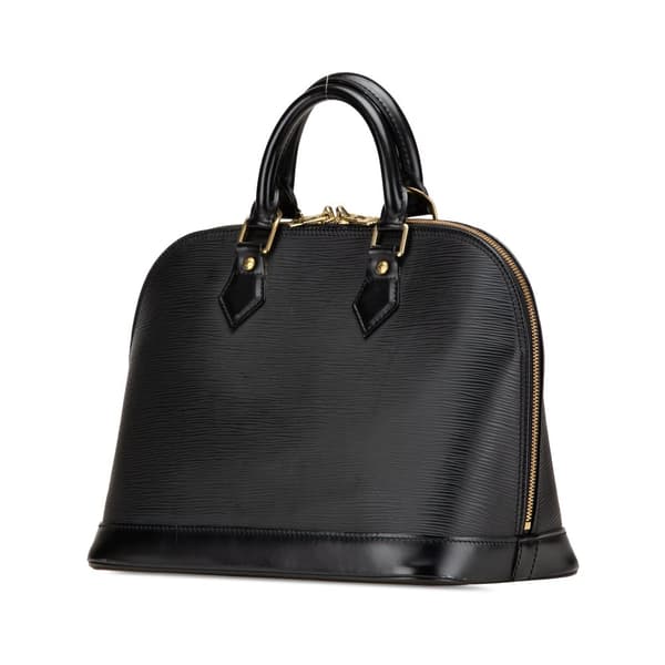 Pre-owned Louis Vuitton Epi Alma PM Black