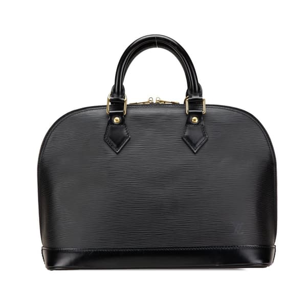 Pre-owned Louis Vuitton Epi Alma PM Black
