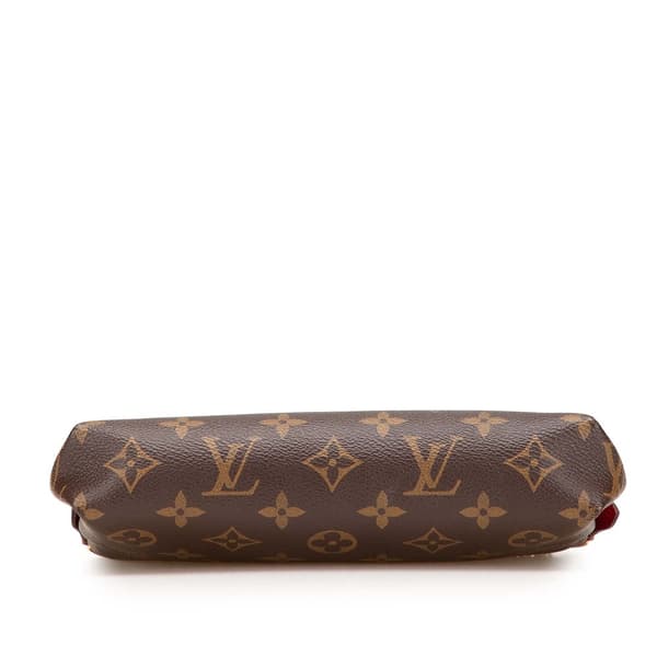 Pre-owned Louis Vuitton Monogram Pallas Clutch Brown