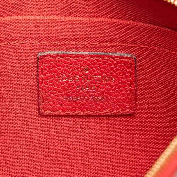 Pre-owned Louis Vuitton Monogram Pallas Clutch Brown