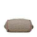 Miniatyrbillede 3 af 9: Pre-owned Gucci Diamante Canvas Sukey Satchel Brown
