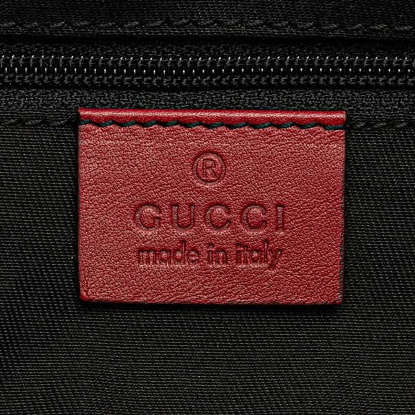 Pre-owned Gucci Diamante Canvas Sukey Satchel Brown