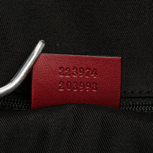 Pre-owned Gucci Diamante Canvas Sukey Satchel Brown