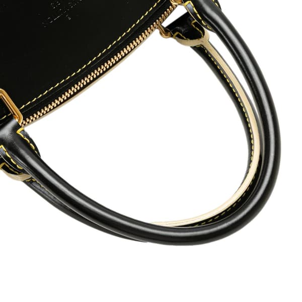 Pre-owned Louis Vuitton Suhali Lockit PM Black