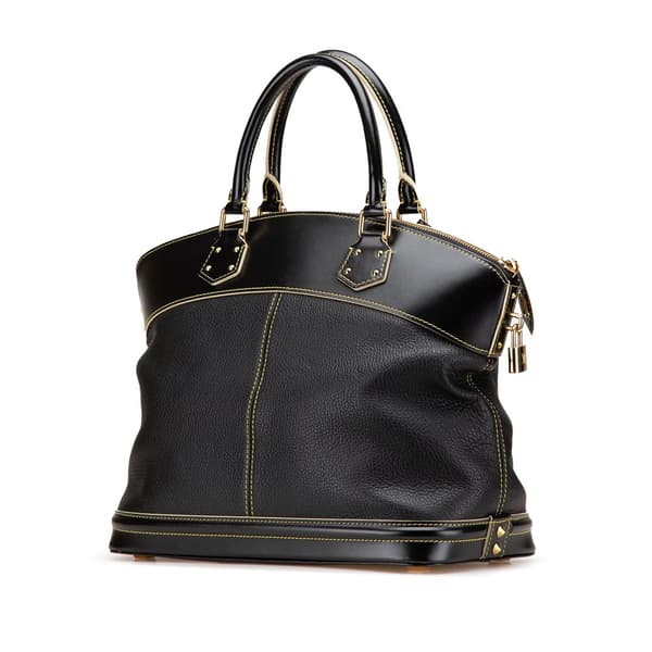 Pre-owned Louis Vuitton Suhali Lockit PM Black