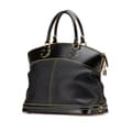Miniatyrbild 2 av 10: Pre-owned Louis Vuitton Suhali Lockit PM Black
