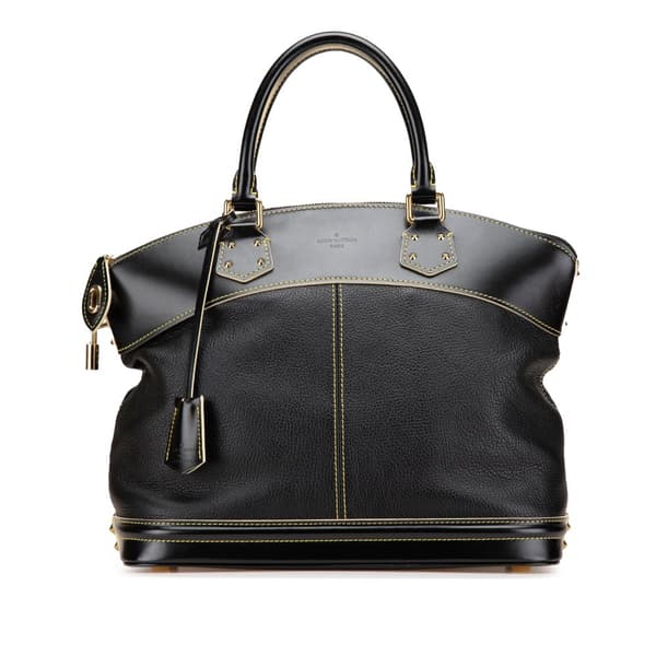 Pre-owned Louis Vuitton Suhali Lockit PM Black