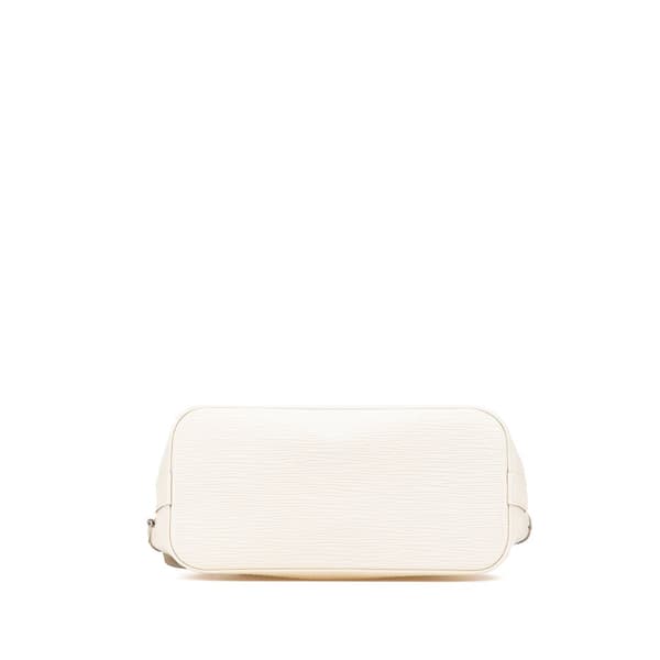 Pre-owned Louis Vuitton Epi Lockit Vertical White