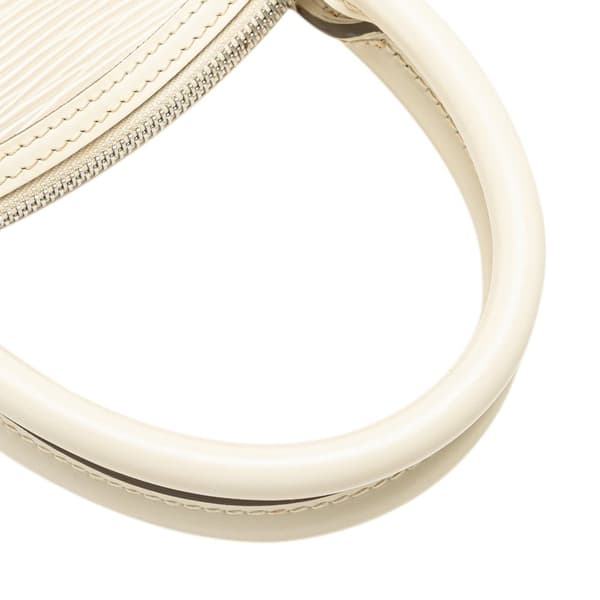 Pre-owned Louis Vuitton Epi Lockit Vertical White