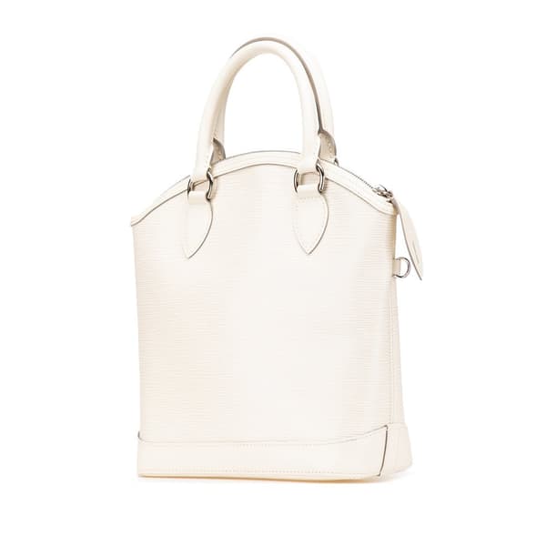 Pre-owned Louis Vuitton Epi Lockit Vertical White