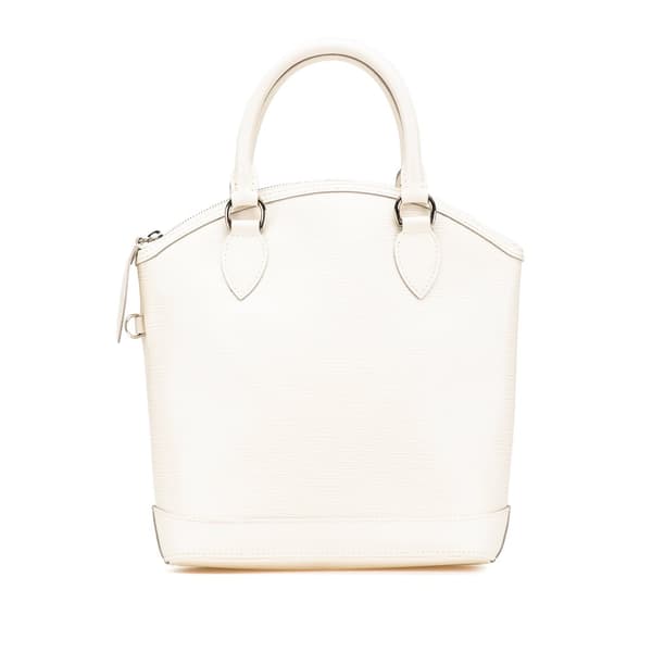 Pre-owned Louis Vuitton Epi Lockit Vertical White