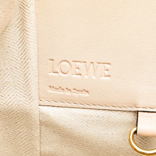 Pre-owned LOEWE Small Leather Hammock Bag Pink