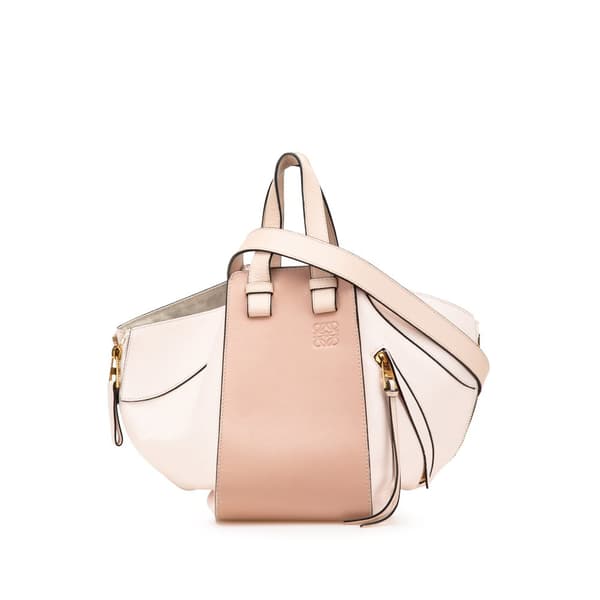 Pre-owned LOEWE Small Leather Hammock Bag Pink