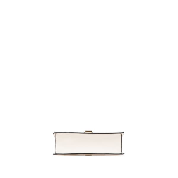 Pre-owned Gucci Small Leather Sylvie Satchel White