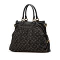 Miniatyrbilde 2 av 10: Pre-owned Louis Vuitton Monogram Denim Neo Cabby MM Black