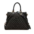 Miniatyrbilde 1 av 10: Pre-owned Louis Vuitton Monogram Denim Neo Cabby MM Black