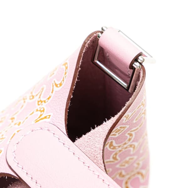Pre-owned Hermès Micro Swift Lucky Daisy Picotin Lock 14 Pink