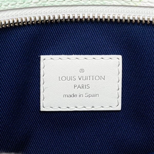 Pre-owned Louis Vuitton Monogram Watercolor New Tote GM White