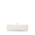 Miniatyrbilde 3 av 10: Pre-owned Chanel Small Quilted Lambskin Crystal Logo Letters Chain Flap White
