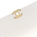Miniatyrbilde 7 av 10: Pre-owned Chanel Small Quilted Lambskin Crystal Logo Letters Chain Flap White