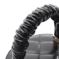 Miniatyrbillede 8 af 8: Pre-owned Chanel Mini Quilted Lambskin Ruched Handle Vanity Case Black