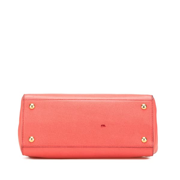 Pre-owned Fendi Petite Leather 2Jours Satchel Pink