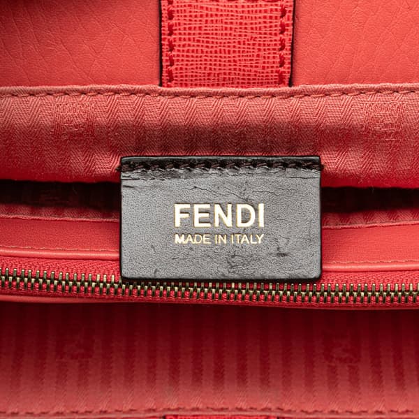 Pre-owned Fendi Petite Leather 2Jours Satchel Pink