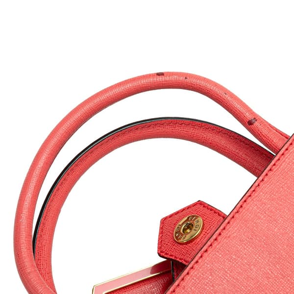 Pre-owned Fendi Petite Leather 2Jours Satchel Pink