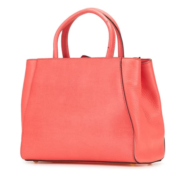 Pre-owned Fendi Petite Leather 2Jours Satchel Pink