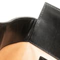 Miniatyrbild 8 av 10: Pre-owned Gucci Medium Leather Bamboo Nymphaea Satchel Black