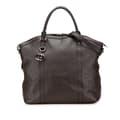 Pikkukuva 1 / 10: Pre-owned Gucci Large Leather GG Charm Dome Satchel Brown