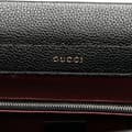 Miniatyrbilde 5 av 10: Pre-owned Gucci Small Grained Calfskin Zumi Top Handle Bag Black