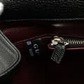 Miniatyrbilde 10 av 10: Pre-owned Gucci Small Grained Calfskin Zumi Top Handle Bag Black