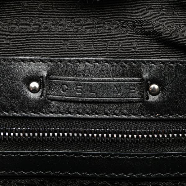 Pre-owned Celine Pony Hair and Calfskin Satchel Black