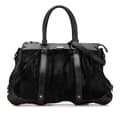 Miniatyrbild 1 av 10: Pre-owned Celine Pony Hair and Calfskin Satchel Black