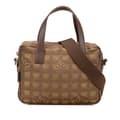 Pikkukuva 1 / 10: Pre-owned Chanel New Travel Line Nylon Satchel Brown