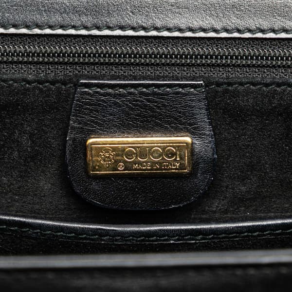 Pre-owned Gucci Calfskin Bakelite Night Black