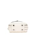 Miniatyrbild 3 av 10: Pre-owned Fendi Mini Vitello Astro Rubber Effect Trolley White